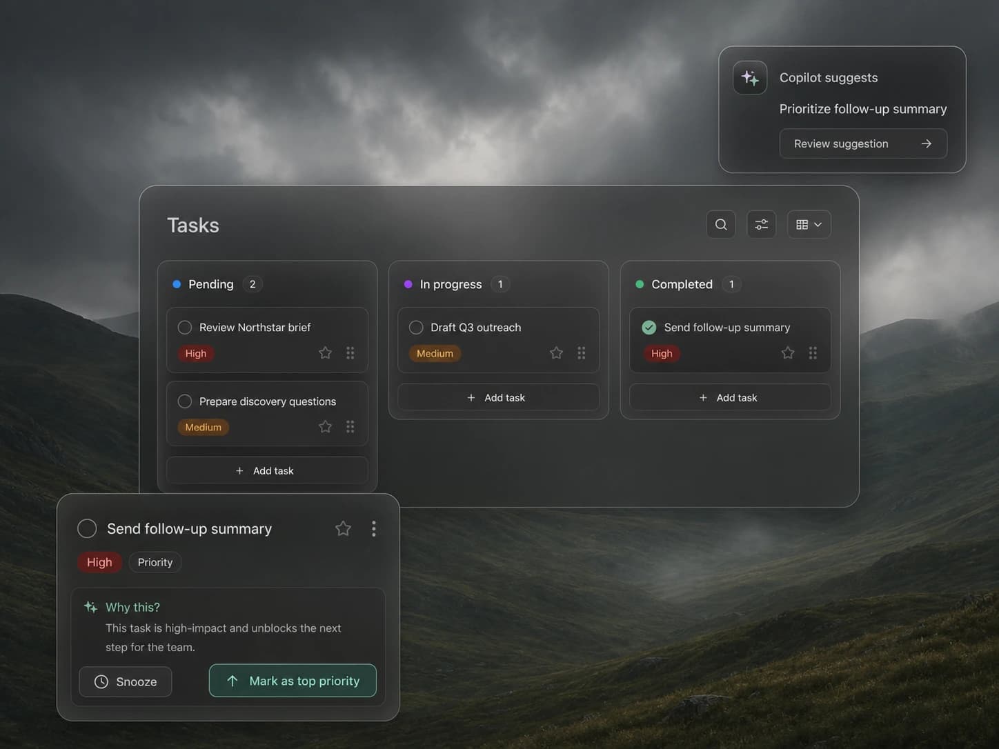 Gen-X team task management workspace